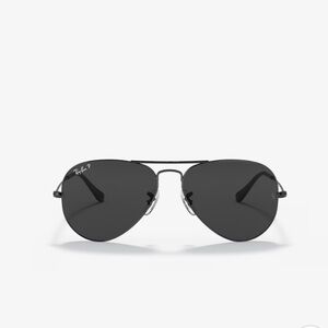 Black Ray-Ban aviators